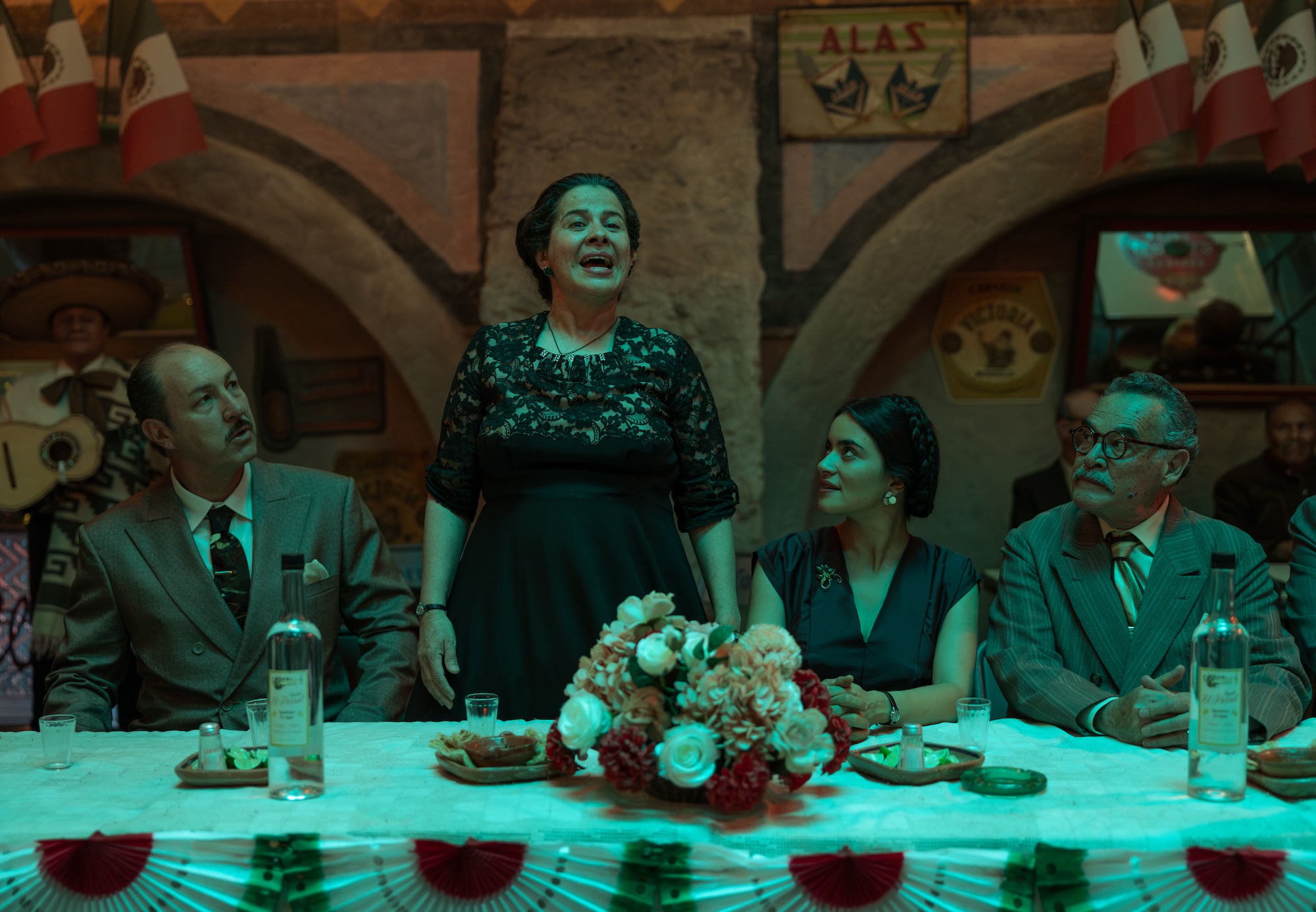 Escena de Las Muertas serie de Netflix inspirada en hechos reales de Las Poquianchis.