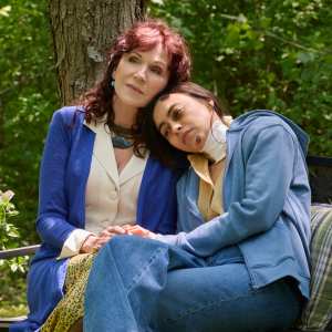 Marilu Henner and costar Keana Bastidas in A Husband to Die For