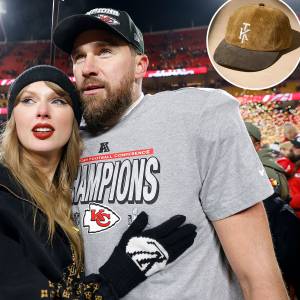 Promo Taylor Swift Dad Roots on Travis Kelce by Rocking NFL Star Branded Hat During Ravens Chiefs Game