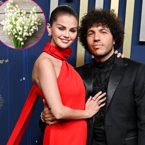 Selena Gomez s Wedding Bouquet Flowers Symbolized the Return of Her Happiness After Heartbreak GettyImages-2234961478 PROMO