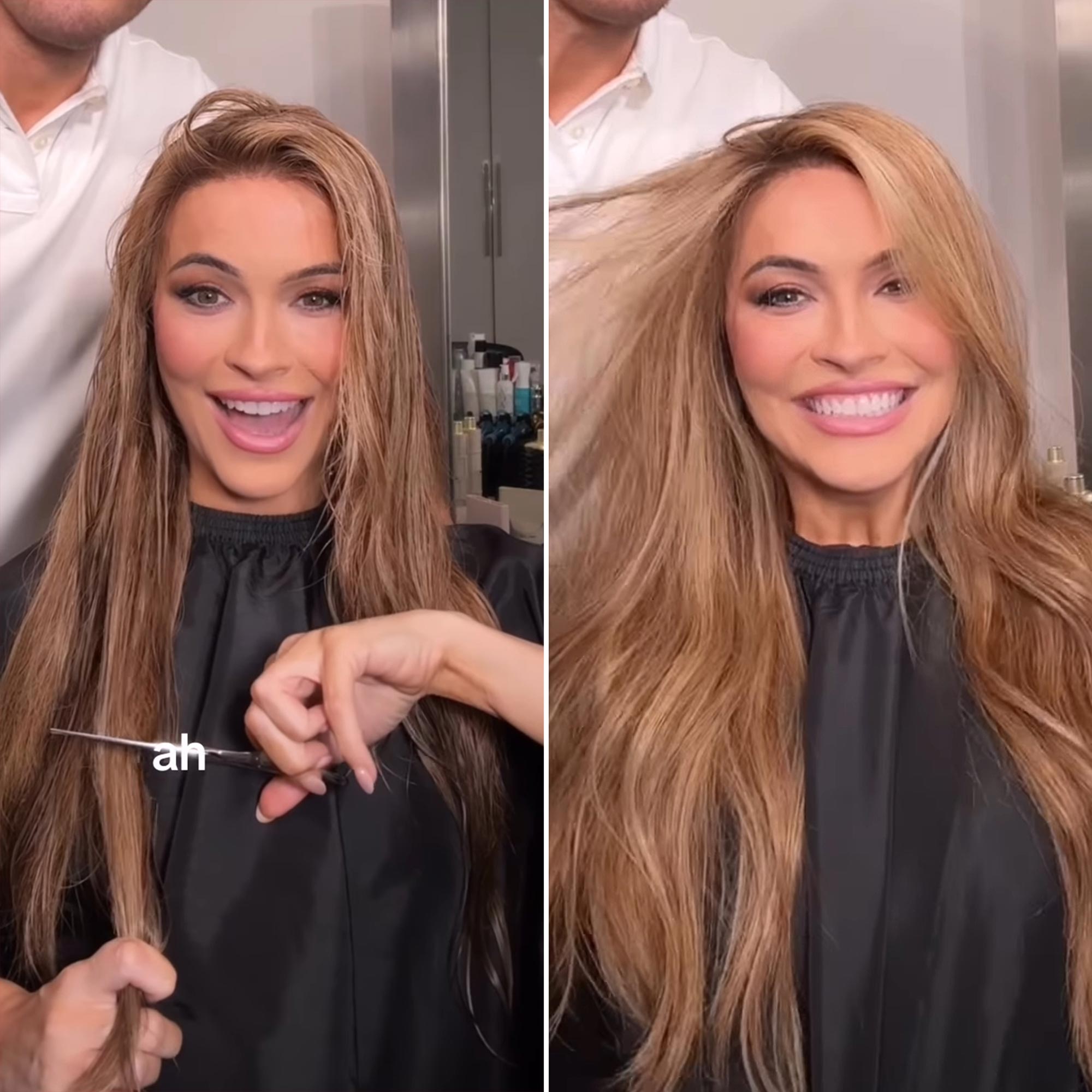 Selling Sunset s Chrishell Stause Debuts Fall Glam Bob Haircut Courtesy of Stylist Chris Appleton 003