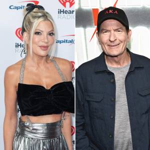 LOS ANGELES, CALIFORNIA - DECEMBER 6: Tori Spelling attends KIIS FM's iHeartRadio Jingle Ball 2024 Presented By Capital One at Intuit Dome on December 6, 2024 in Los Angeles, California. (Photo by Elyse Jankowski/FilmMagic) LAS VEGAS, NEVADA - SEPTEMBER 13: Charlie Sheen attends the Canelo Alvarez vs Terence Crawford Netflix Live Event at Allegiant Stadium on September 13, 2025 in Las Vegas, Nevada. (Photo by Bryan Steffy/Getty Images)