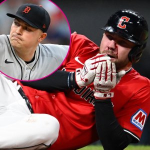 What Tigers Tarik Skubal Texted Guardians David Fry After Fracturing His Face With 99 MPH Fastball GettyImages-2236576742