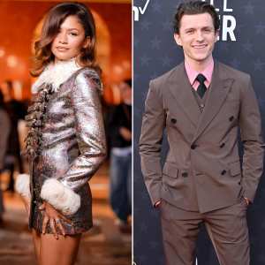 Zendaya Sizzles in Metallic Dress After Tom Holland Gushes Over His Fiancee