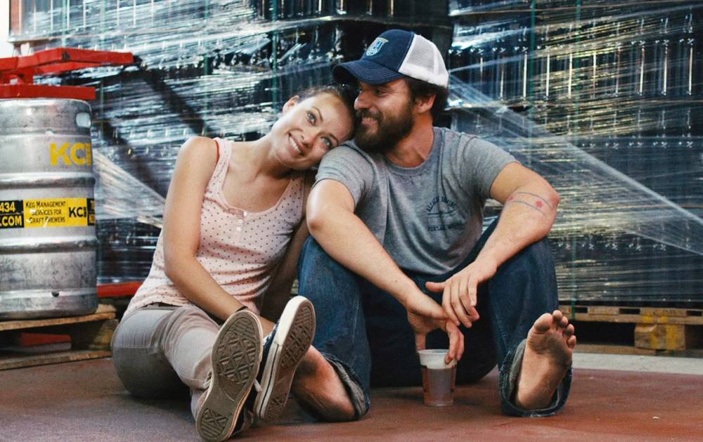 Olivia Wilde e Jake Johnson em Drinking Buddies