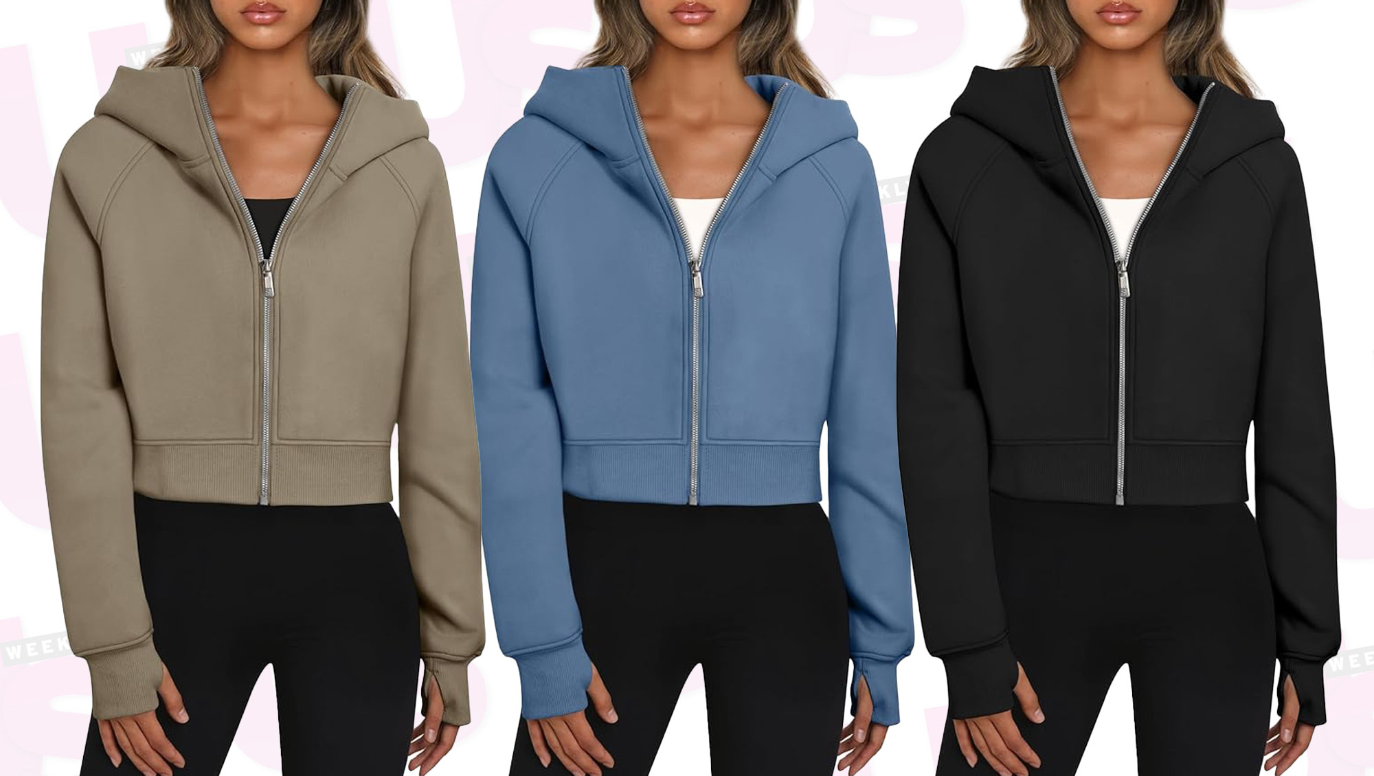 Hoodie até o zíper