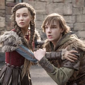 Nico Parker and Mason Thames in How to Train Your Dragon