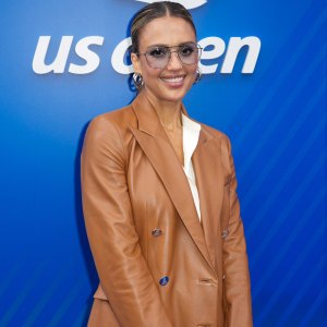 NEW YORK, NEW YORK - SEPTEMBER 07: Jessica Alba attends the US Open Tennis Championship at the USTA Billie Jean King National Tennis Center on September 07, 2025 in New York City. (Photo by John Nacion/Getty Images)
