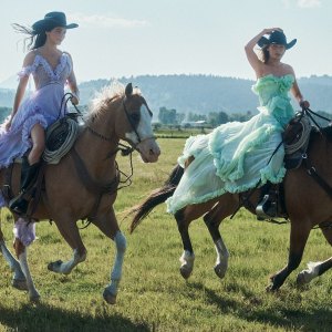Kendall Jenner and Gigi Hadid Saddle Up for Glamorous Western-Themed 'Vogue' Cover Shoot