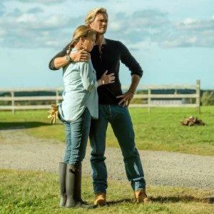 Torri Higginson and Chad Michael Murray in Sullivan's Crossing season 3