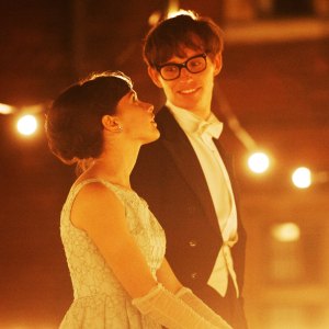 Felicity Jones and Eddie Redmayne in The Theory of Everything