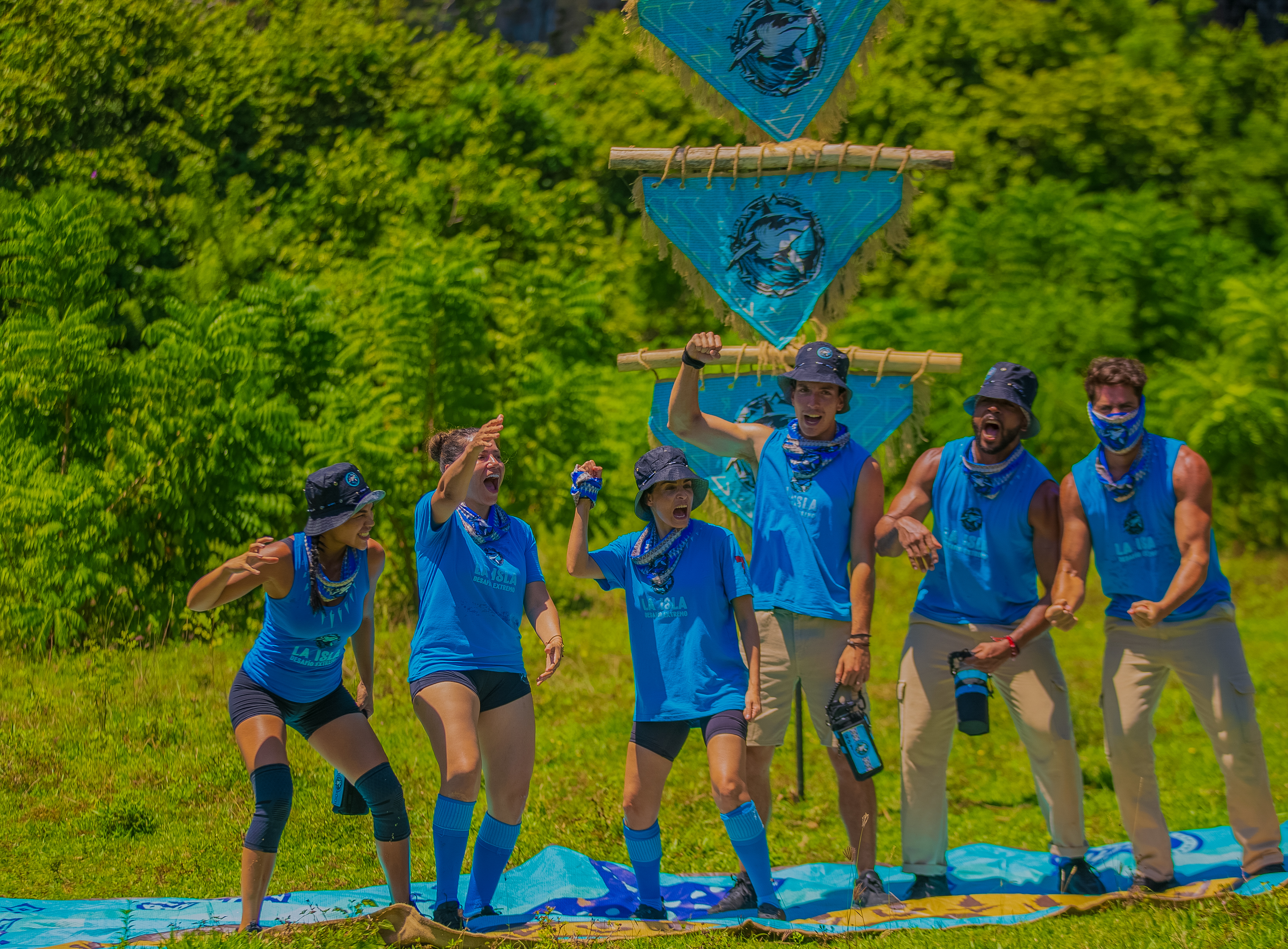 Equipo Tiburones de ‘La Isla: Desafío Extremo’.
