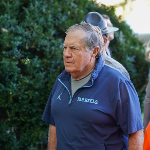 Head coach Bill Belichick of the North Carolina Tar Heels