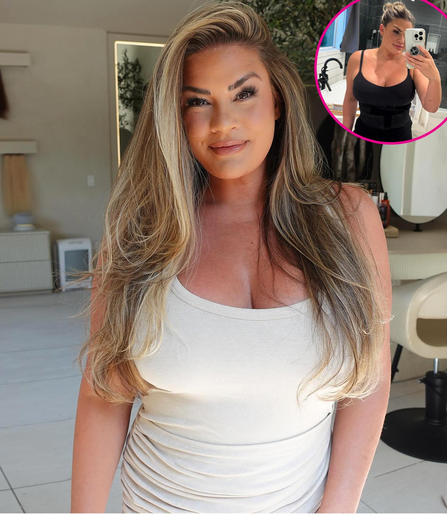 Brittany Cartwright Shares Mirror Selfie Showing Off Her Body 3 Weeks Post Op After Mommy Makeover Surgery 004