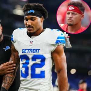 Detroit Lions Brian Branch Got Baptized During His Suspension for Fight Involving Patrick Mahomes Chiefs GettyImages 2237299049 2235426936