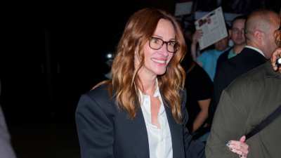 Julia Roberts is seen on September 28, 2025 in New York City.