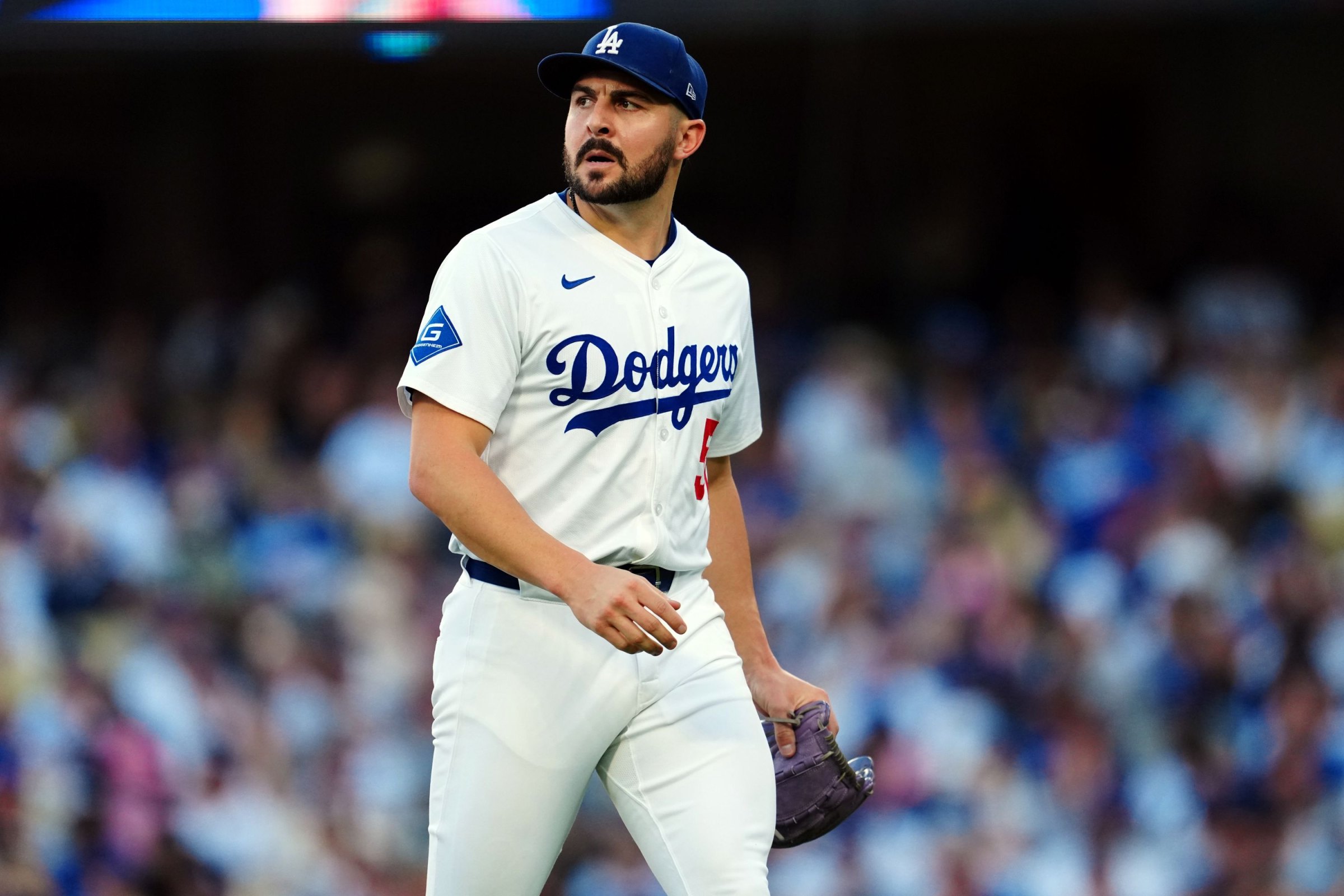 LA Dodgers Pitcher Alex Vesia Steps Away for Family Reasons | Us Weekly