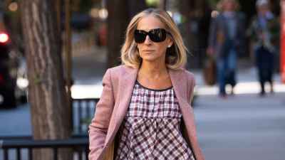 Sarah Jessica Parker is see on October 16, 2025 in New York City.