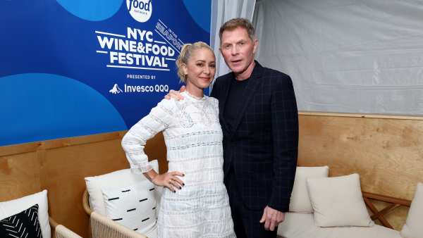 Bobby Flay and Brooke Williamson Dance Romantically Together at Food and Wine Festival