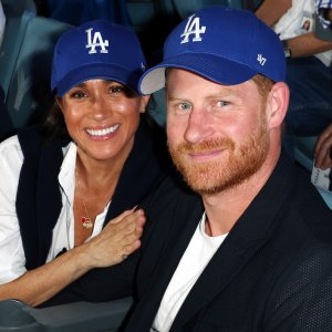 Meghan Markle Documents Sweet Dodgers 'Date Night' With Prince Harry