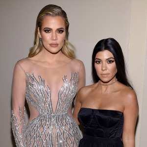 Khloe and Kourtney Kardashian