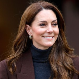 LONDON, UNITED KINGDOM - FEBRUARY 04: (EMBARGOED FOR PUBLICATION IN UK NEWSPAPERS UNTIL 24 HOURS AFTER CREATE DATE AND TIME) Catherine, Princess of Wales departs after attending the launch of the Bobeam Tree Trail at the National Portrait Gallery on February 4, 2025 in London, England. The interactive trail is a new project, from The Royal Foundation Centre for Early Childhood, based on the new Shaping Us Framework aimed at supporting the development of crucial social and emotional skills in under fives. (Photo by Max Mumby/Indigo/Getty Images)