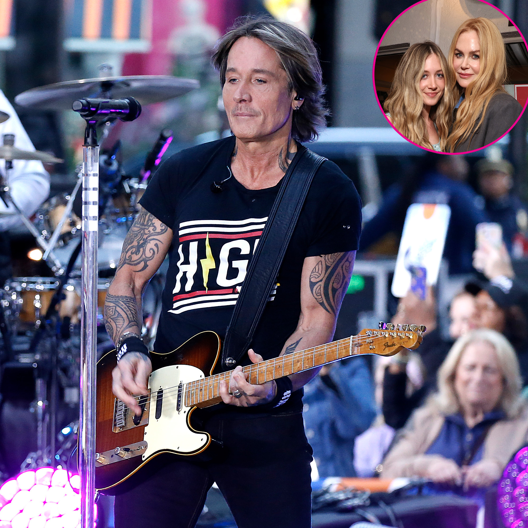 Keith Urban Includes Nicole Kidman and Daughters in Slideshow in 1st Show Post Split