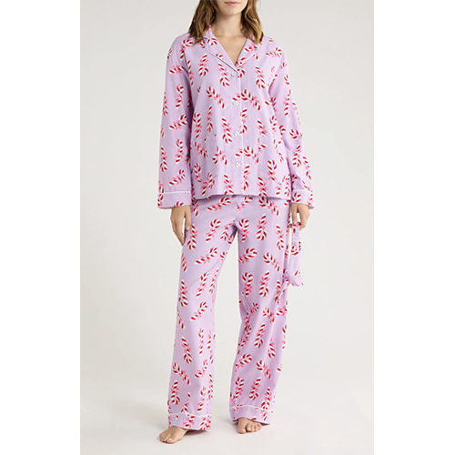 PJ SALVAGE PRINT FLANNEL PAJAMAS