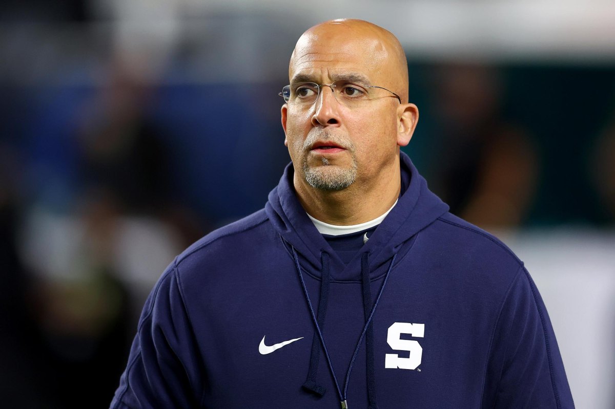 Penn State Coach James Franklin Fired Linebacker Tony Rojas Reacts to Heartbreaking News GettyImages 2193183048