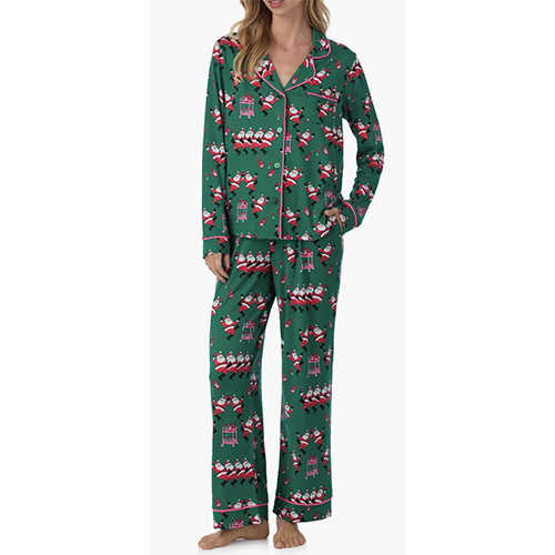 ROOM SERVICE PJS LONG SLEEVE PRINT PAJAMAS