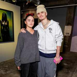 Romeo Beckham Gets Back Together With Girlfriend Kim Turnbull After Brooklyn Beckham Drama GettyImages 2206567352