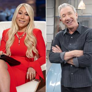 Shark Tank's Lori Greiner Flirts With Tim Allen on Shifting Gears | Us