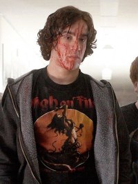 The cast of Todd and the Book of Pure Evil