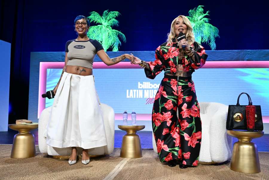 Tokisha con Ivy Queen en la Semana Billboard