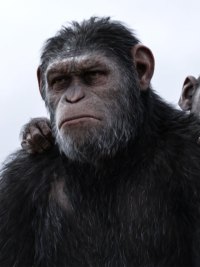 Caesar and his son in War for the Planet of the Apes