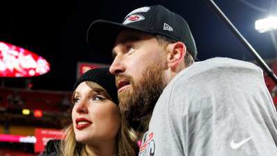 What Is Travis Kelces Favorite Life of a Showgirl Song Opalite About Lyrics Breakdown GettyImages-2196127039