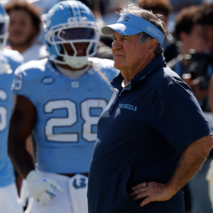 Head coach Bill Belichick of the North Carolina Tar Heels