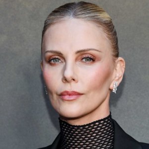 Charlize Theron Leather Moto Jacket