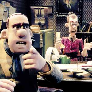 Tony Haygarth and Miranda Richardson in Chicken Run