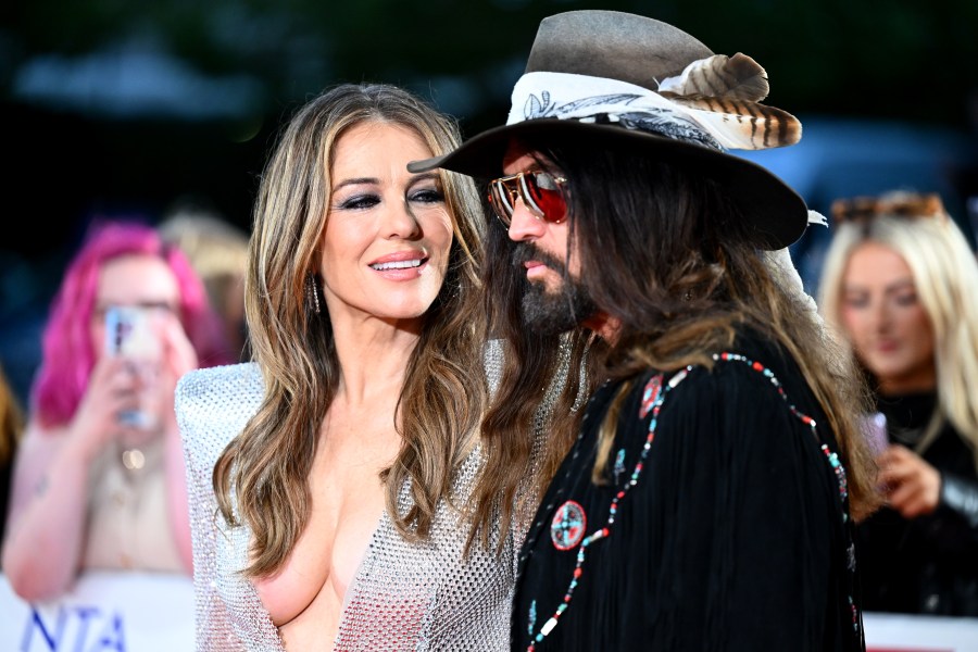 Elizabeth Hurley and Billy Ray Cyrus