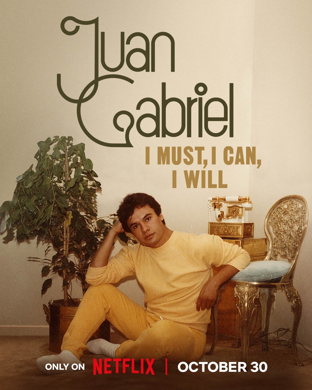 Póster del nuevo documental de Juan Gabriel: debo, quiero y puedo de Netflix