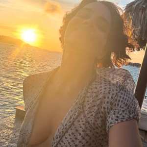 Halle Berry Nearly Has a Nip Slip in a Cleavage-Baring Top: ‘Golden Hour of My Life’