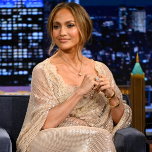 Jennifer Lopez during an interview