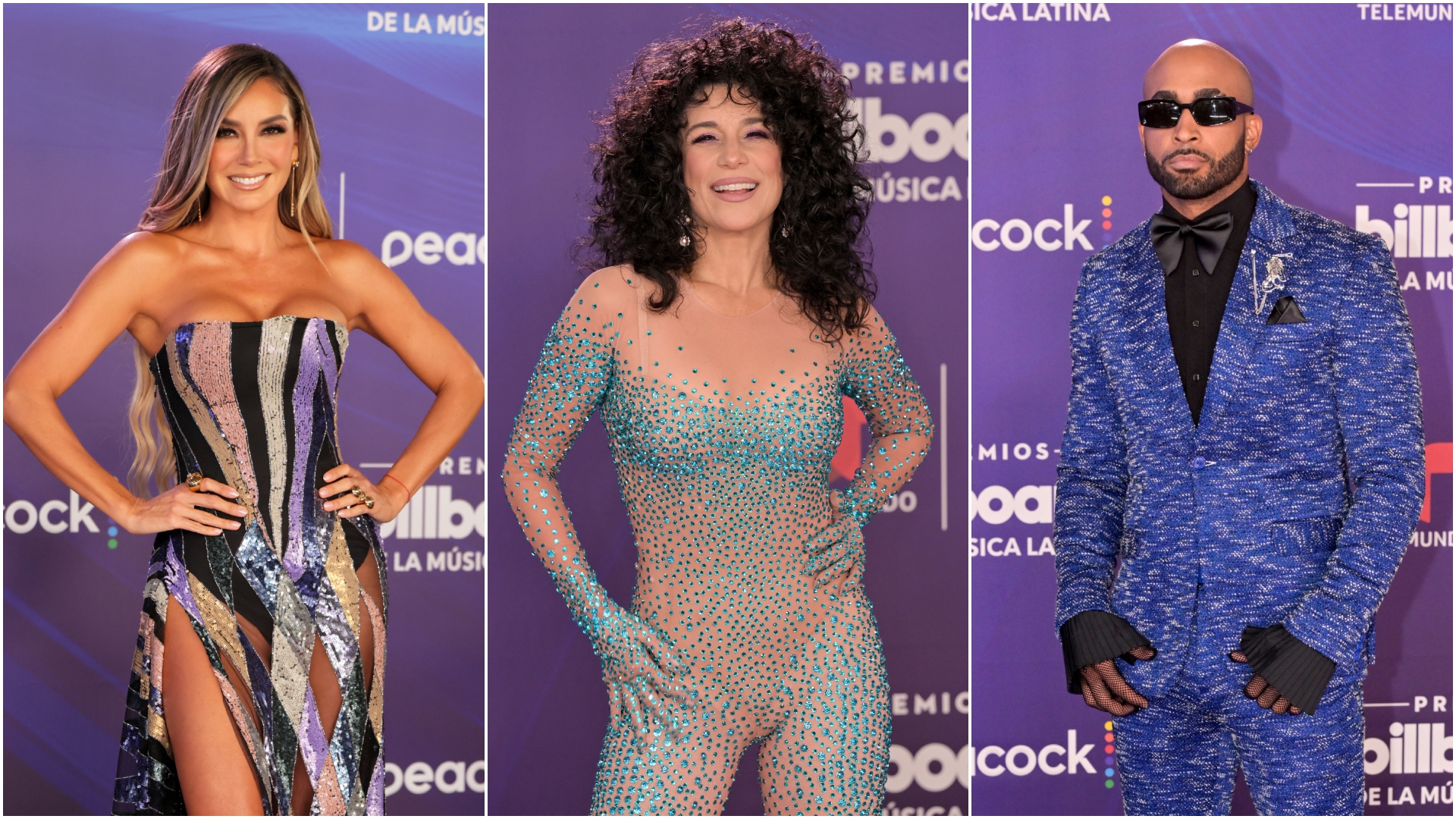 Elizabeth Gutiérrez, Karina y Carlos 'Caramelo' Cruz.