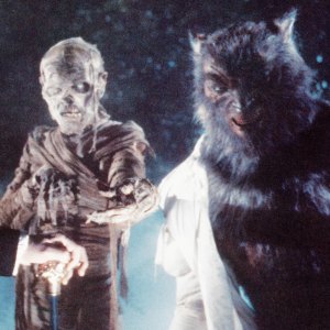 Duncan Regehr, Michael Reid MacKay, Carl Thibault in The Monster Squad