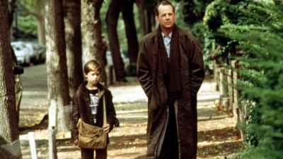 Haley Joel Osment and Bruce Willis in The Sixth Sense