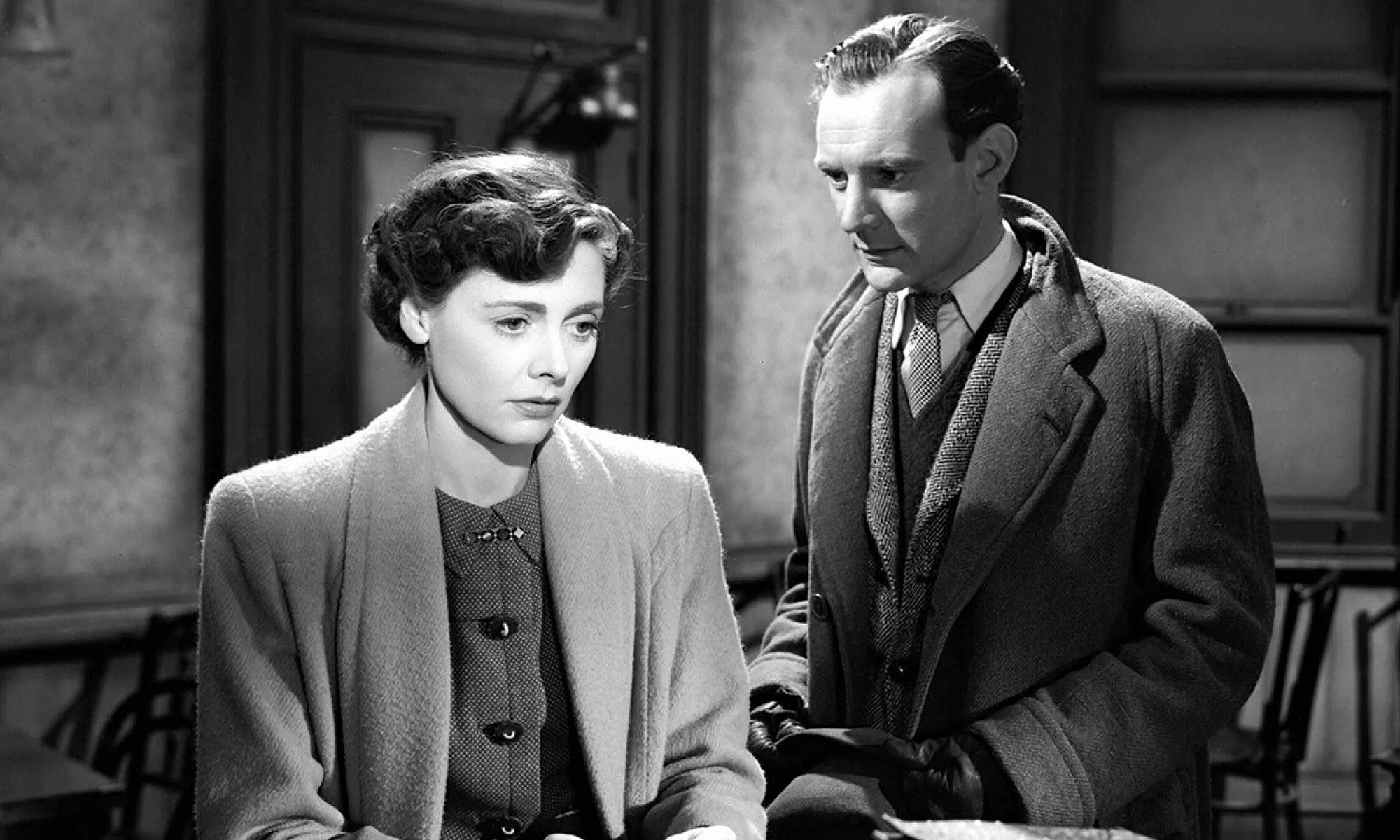 Celia Johnson and Trevor Howard in Brief Encounter