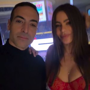 Feature Sofia Vergara Shows Off a Semi Sheer Lingerie Dress in Vegas