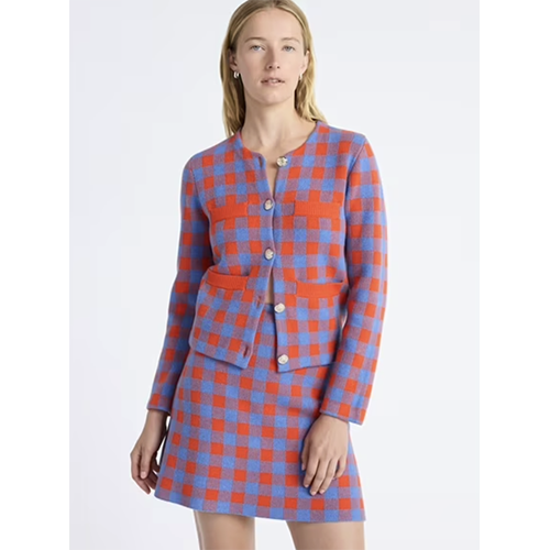 Free Assembly Women's Plaid Cardigan Sweater