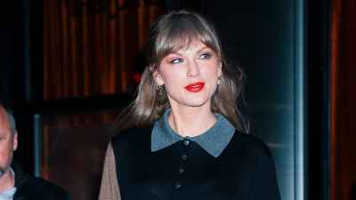 Taylor Swift seen in SoHo on November 07, 2025 in New York City.